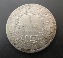 Basel 1 Thaler 1765 Silber