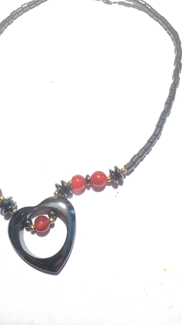 Catenine: Hämatit Herz Kette 42cm – Nuovo e nell'imballaggio originale da Münchenbuchsee venduto da Daniel0133 1