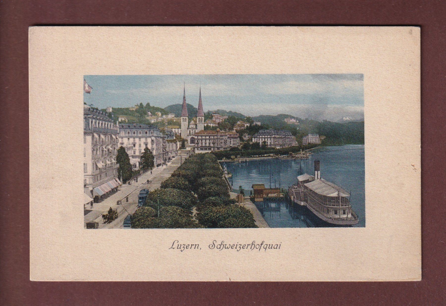 Cartoline postali: LUZERN - Schweizerhofquai – Usato da Pully venduto da nicecards-shop