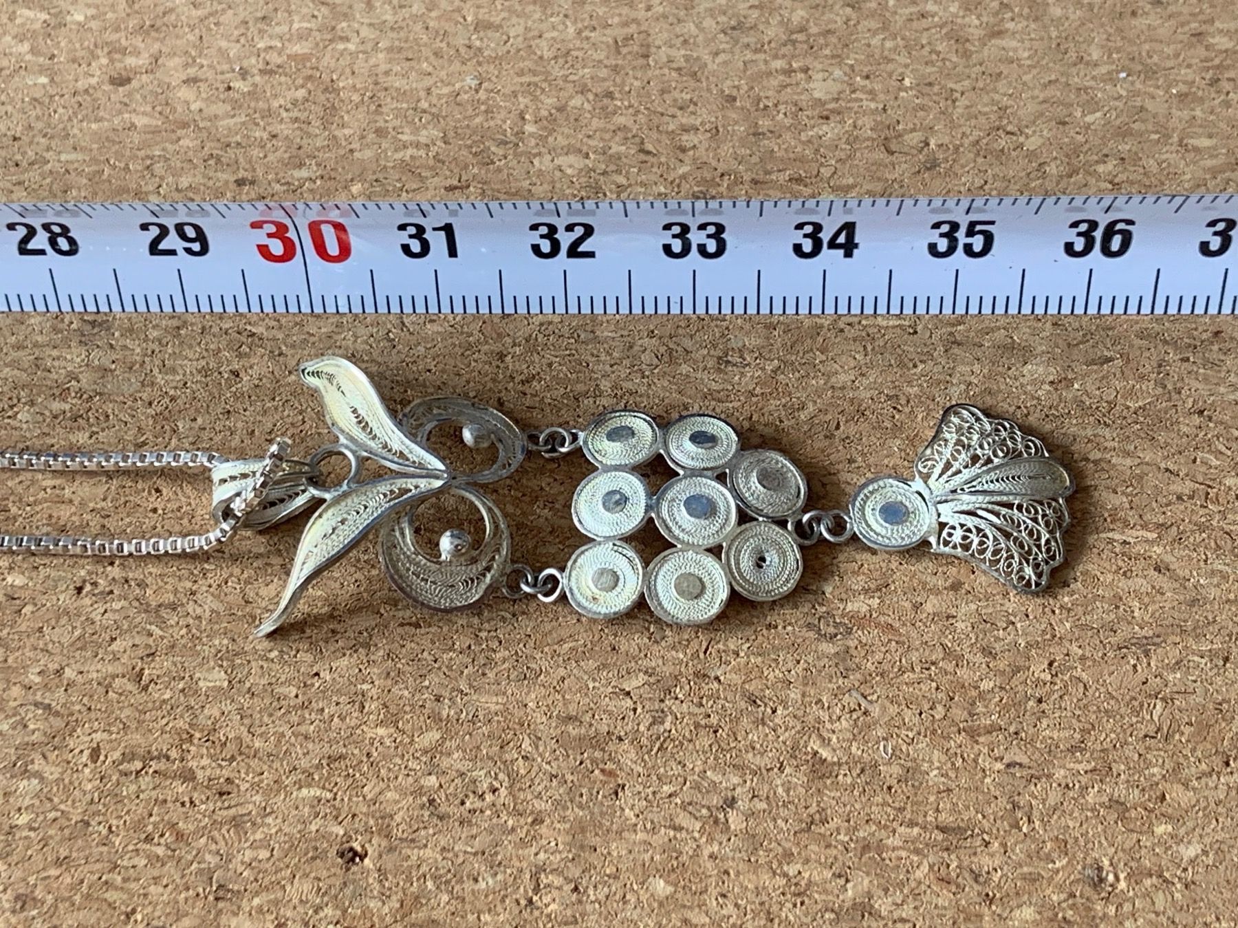 Ciondoli: Silberkette mit Eulen-Anhänger (60cm) – Usato da Dittingen venduto da Bijoubelle 8