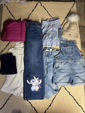 Mädchen Kleiderpaket Gr. 122/128