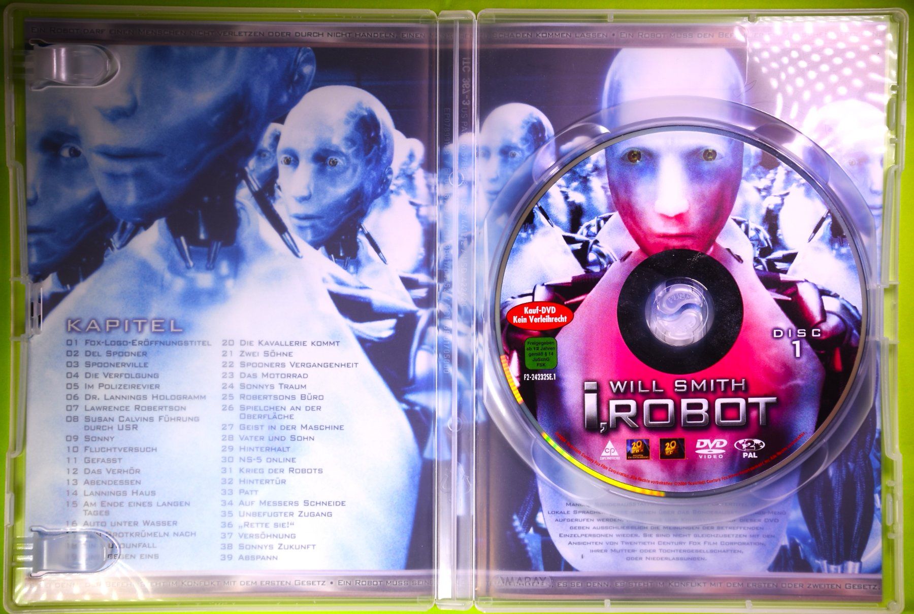 Alle DVDs: I, ROBOT  /  WILL SMITH  /  ORIGINAL KINOFASSUNG – Neu (gemäss Beschreibung) aus Luzern von piro12 3