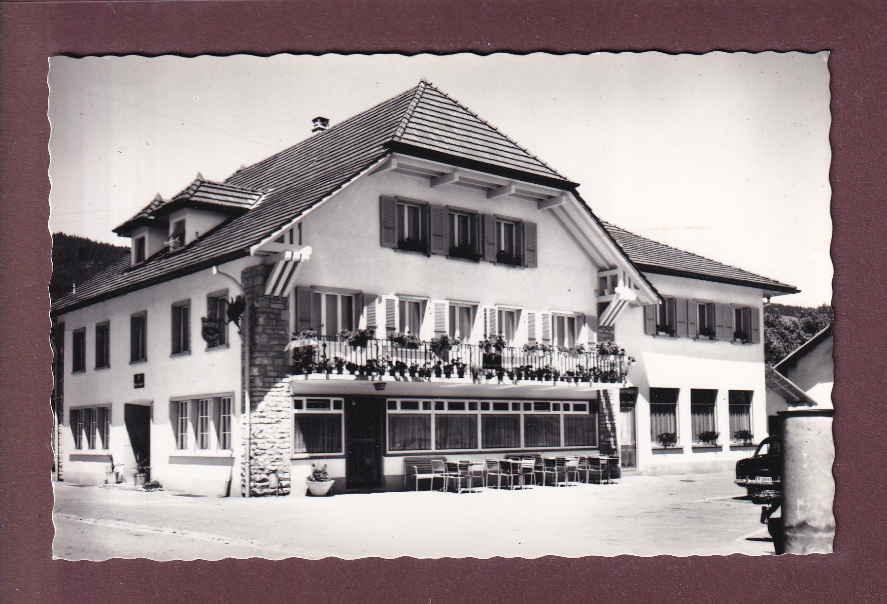 Cartes postales: SORENS - Hôtel de l'Union – D'occasion à Pully par nicecards