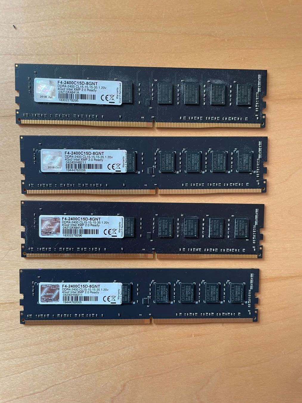 Dischi rigidi: 4x G-Skill RAM à 4GB – Usato da Altstätten SG venduto da jan_8rpv