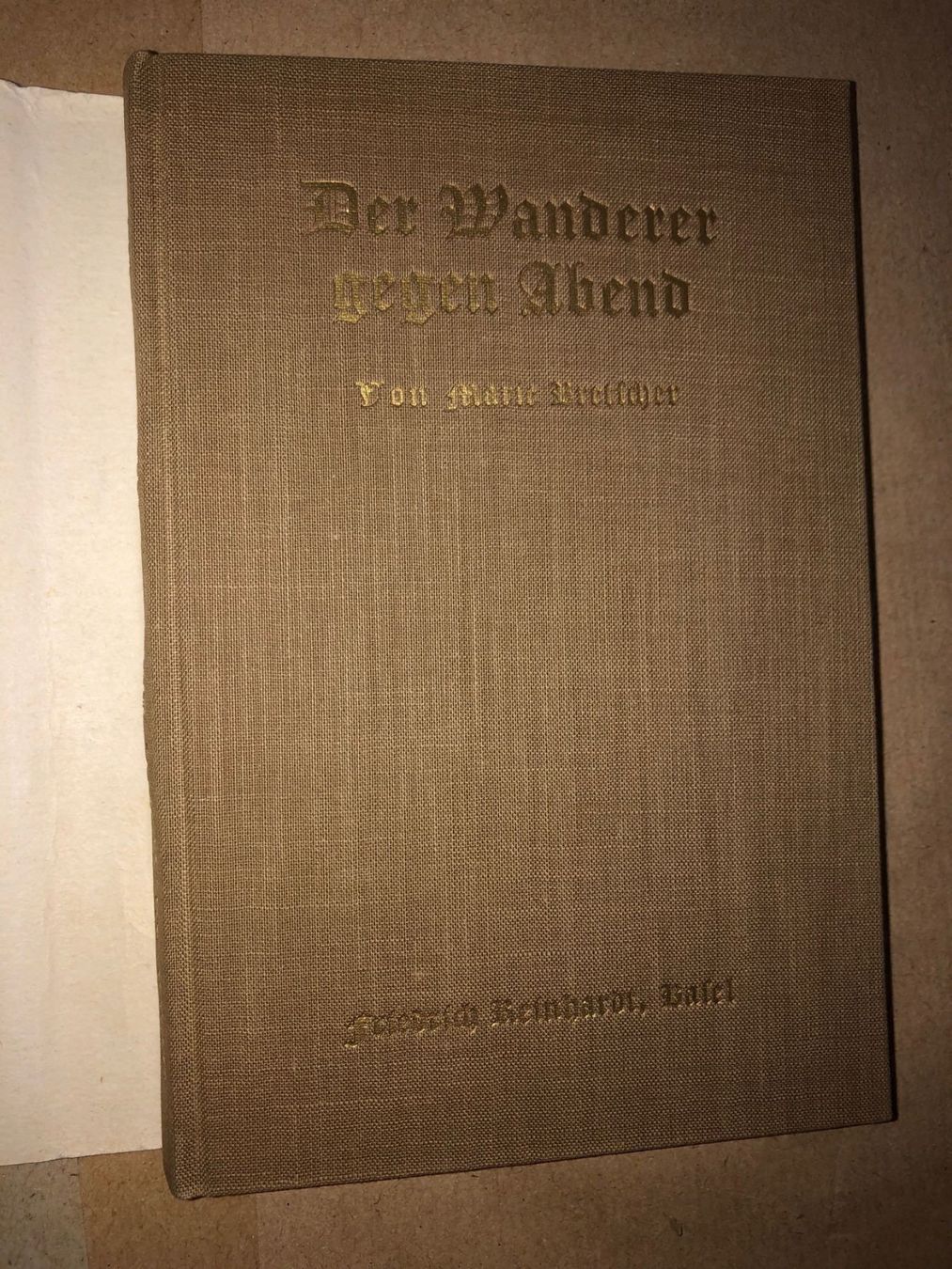Libri: Marie Bretscher: Wanderer gegen Abend – Usato da Zürich venduto da allp 2