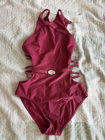 Rote Badeanzug M, Top Zustand