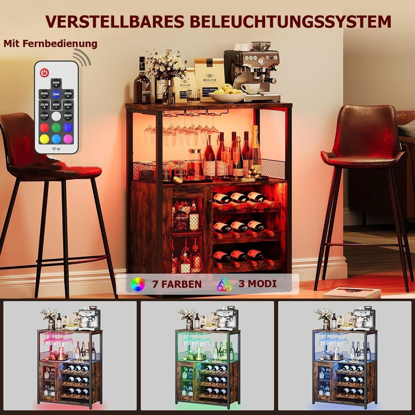 Scaffali: Weinregal, Weinbarschrank – Nuovo (secondo la descrizione) da Sins venduto da Taschending 3