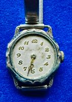 Nachlass Damenarmbanduhr Analog 800 er Silberuhr Gebraucht