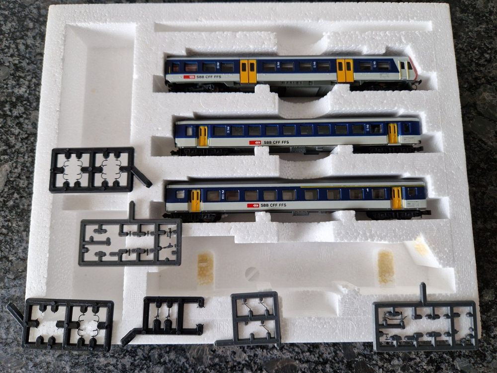 SBB NPZ Steuerwagen plus 2 EW1 Wagen Spur N Lima (Gebraucht) in ...
