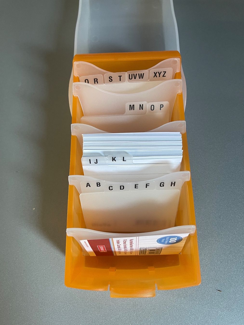 Altro materiale scolastico: Karteikarten Box mit Aplphabet – Nuovo (secondo la descrizione) da Wil SG venduto da WauWauBoutique 2