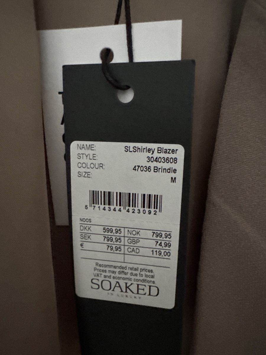 Giacche: Blazer von Soaked – Nuovo e nell'imballaggio originale da Unterseen venduto da Zurbi 1
