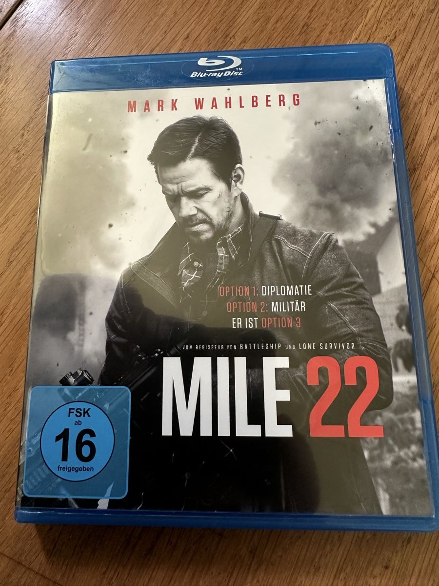 Tutti i DVDs: Mile 22 Bluray, Mark Wahlberg – Usato da Benken ZH venduto da Audi-erich