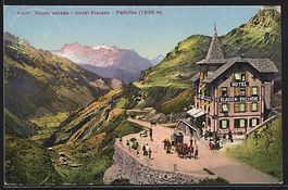 Klausenpasshöhe, Ortspartie Hotel Klaus