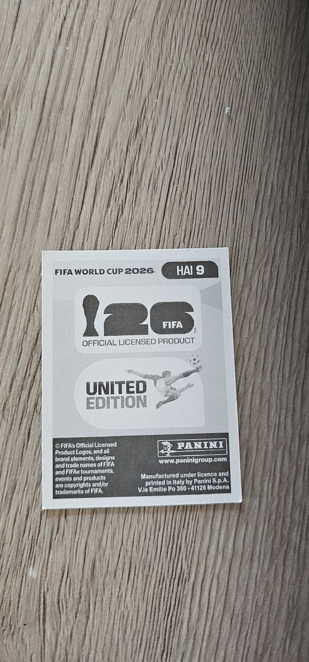 Panini Cartes à collectionner: Fifa World Cup Panini HAI 9 – Neuf avec emballage d'origine à Biel VS par volcom8702 1