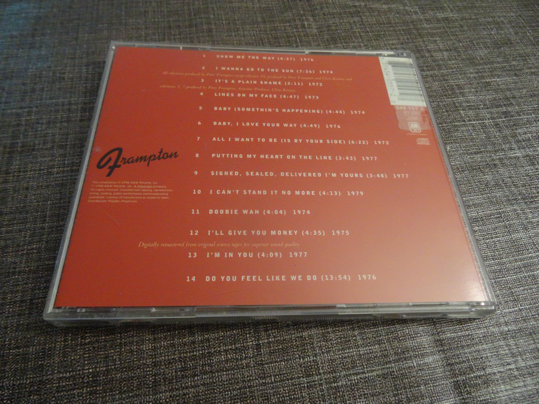 CDs: Peter Frampton - Greatest Hits CD - – Gebraucht aus Olten von Disc-Ausverkauf 1