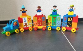 Lego Duplo (14) Zügli mit Zahlen mit Bildern 47-teilig