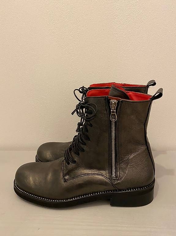 Scarpe da donna: NEU L'Idea Schnürer Boot dunkelsilber Gr. 40 – Nuovo (secondo la descrizione) da Thun venduto da urs_p58q 2