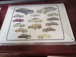 Blechschild-CHEVROLET MODELLPALETTE