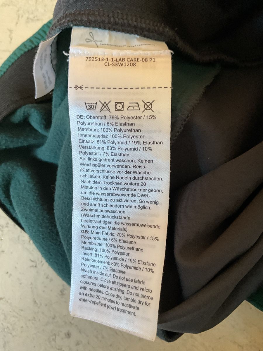 Mammut Pantaloni: Mammut Softech Herrenhosen Wintersport – Usato da Wassen UR venduto da SABDOM 3
