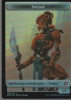 TCG Magic The Gathering MTG BRO 07 / 09 T FOIL Token Soldat