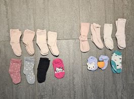 Söckli mit & ohne Noppen für Mädchen, Grösse 19-22