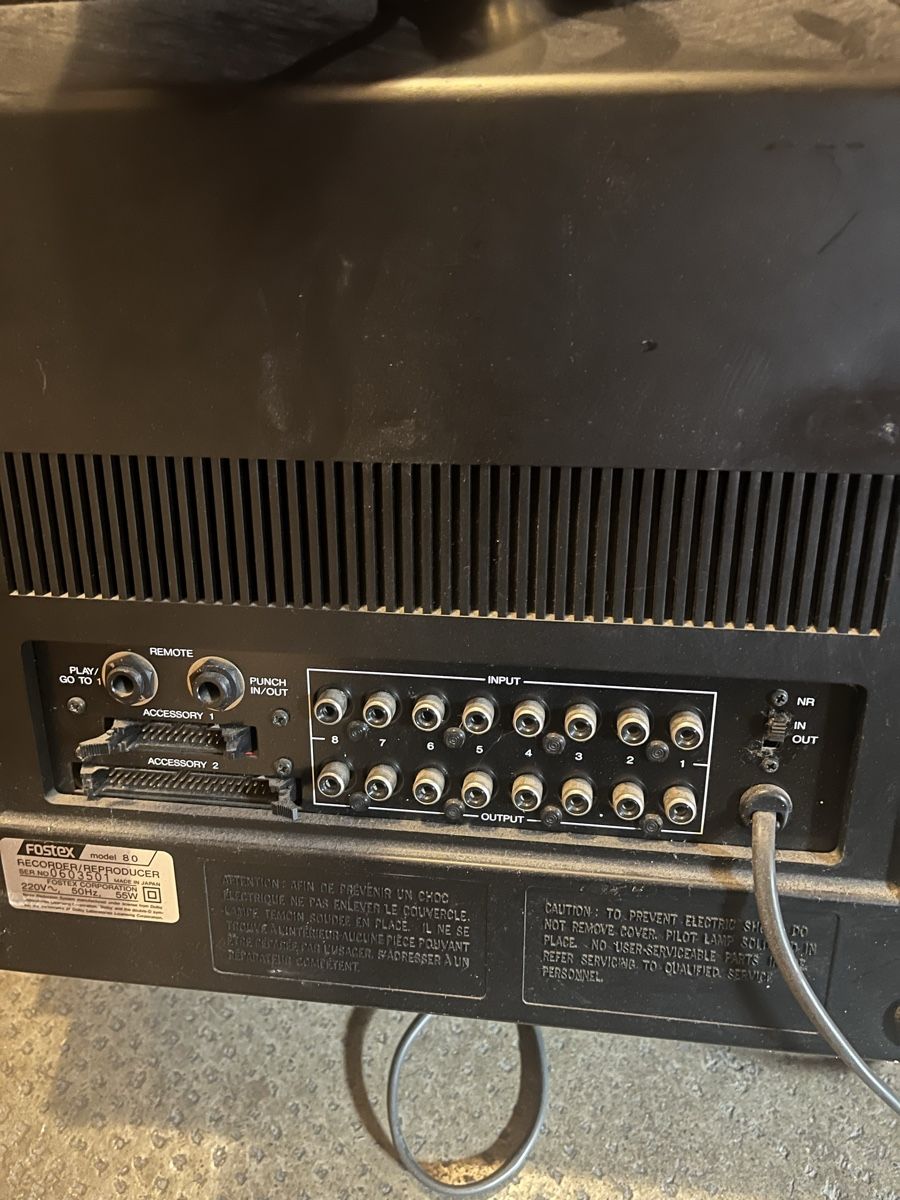 Fostex Aufnahmegeräte: Fostex Bandmaschine - Model 80 – Defekt aus Basel von FlorianKunz 1