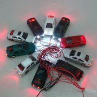 10 verschiedene Autos  mit Led Licht  HO