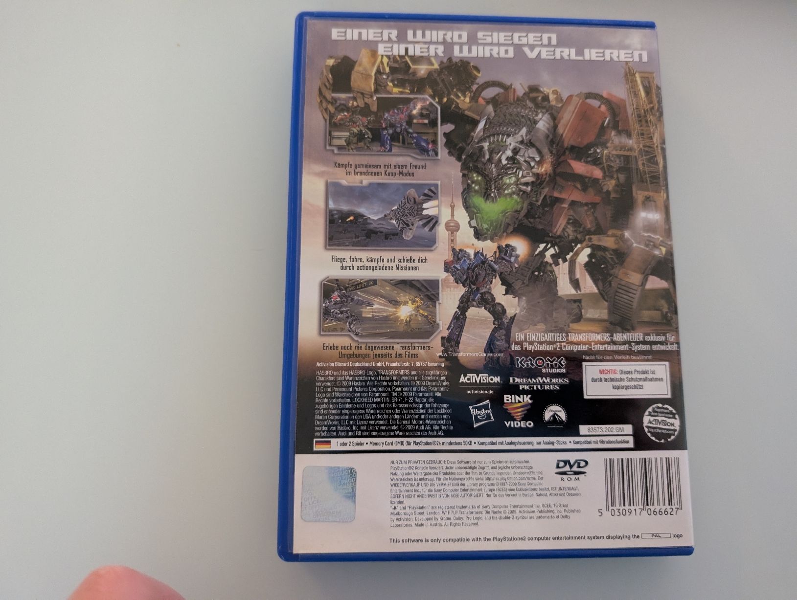 Sony Giochi: Transformers Die Rache (PS2) – Usato da Winterthur venduto da sax8400 2