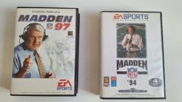 Madden NFL 94 und 97 Sega Mega Drive (PAL)
