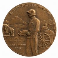 Medaille Militär 6. Schweiz. Fouriertag 1932 Rorschach