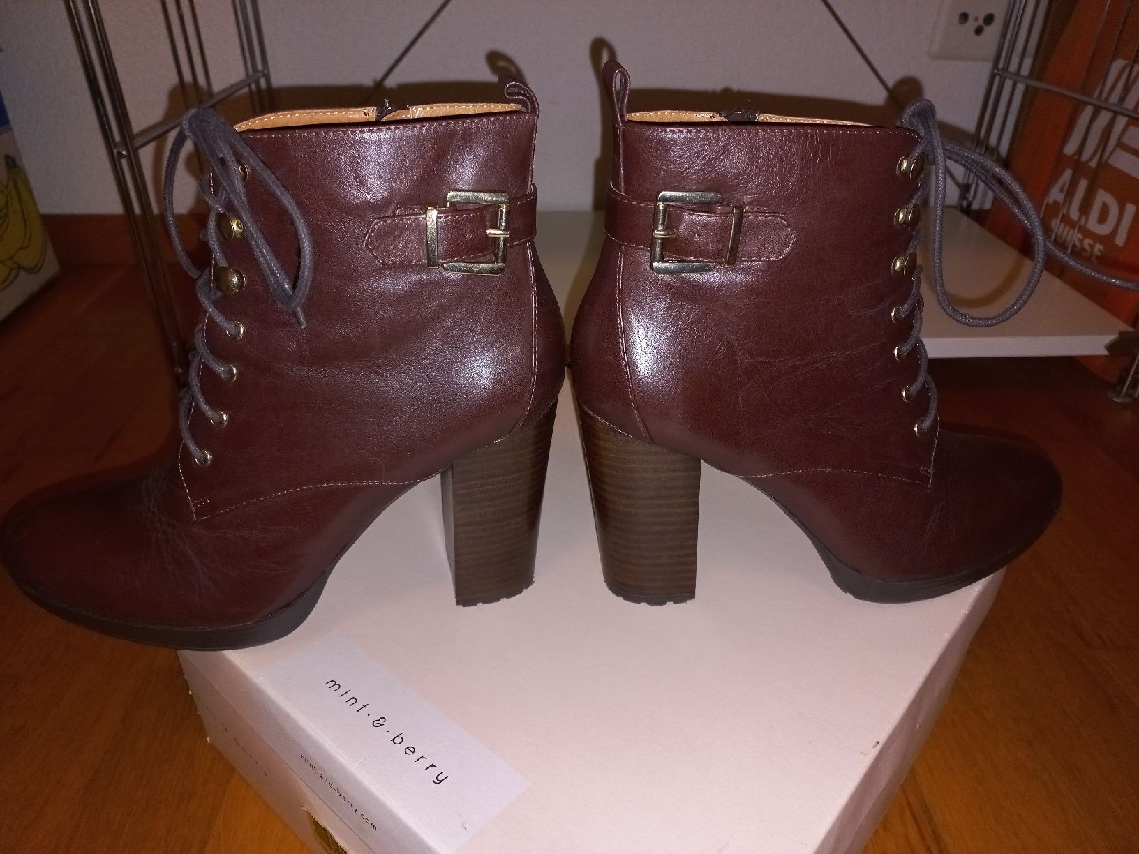 Mint & Berry Scarpe da donna: Braune Heels – Nuovo (secondo la descrizione) da Jona venduto da Mia94 1