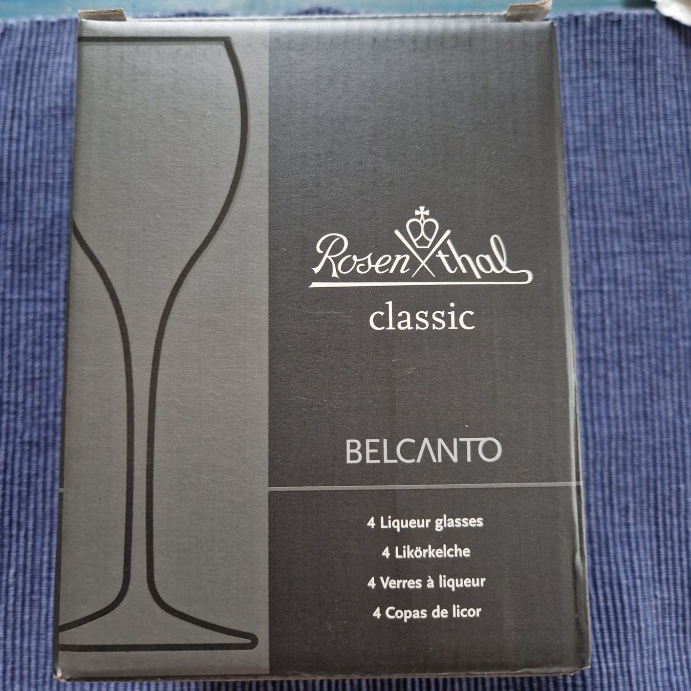 Rosenthal Bicchieri: Gläser Rosenthal Belcanto - Likör oder Schnapps – Nuovo e nell'imballaggio originale da Rüti ZH venduto da Gigelisuppe 2