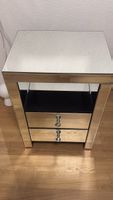 Nachttische Spiegeldesign mit zwei Schubladen guter Zustand