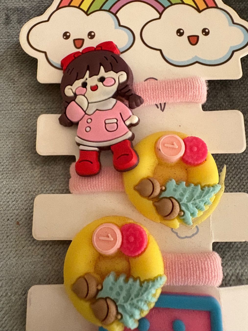 Accessori per capelli: Haargummi Set / Haarschmuck Smile neu – Nuovo e nell'imballaggio originale da Beromünster venduto da msklef