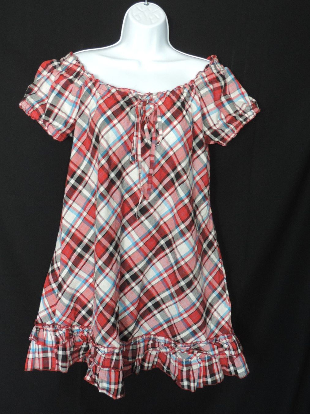 Kleider: robe à carreaux rouge et bleue – Gebraucht aus Genève von Axelle333 3