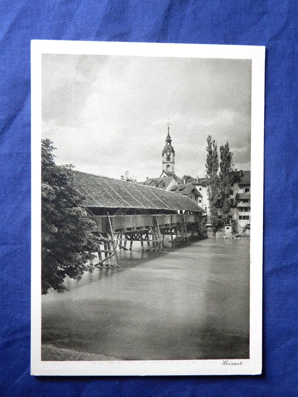 Cartoline postali: Alte Ansichtskarte Olten, gedeckte Bruecke, – Usato da Senèdes venduto da Framboise52