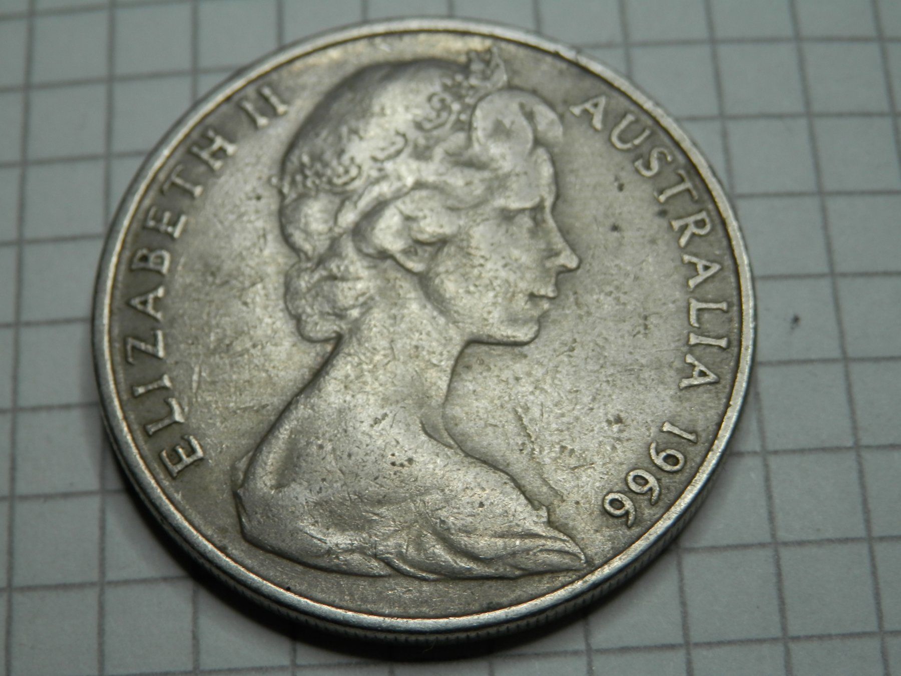 Tutti le monete: Australien 20 Cent, 1966 – Usato da Weiach venduto da weiach81