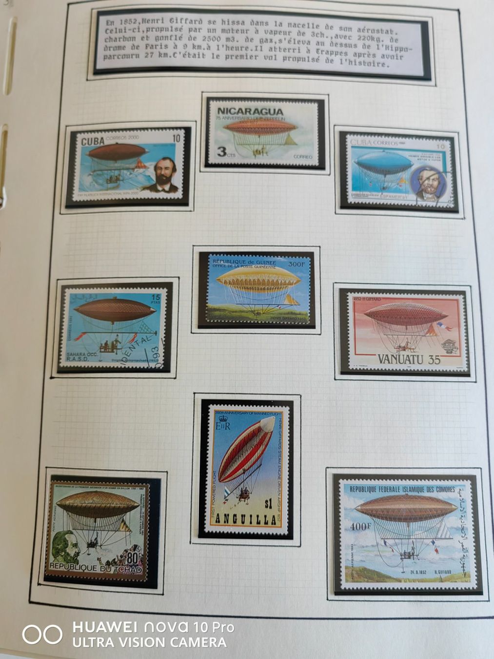 Tutti i francobolli: Collection "histoire du dirigeable et des Zeppelins" – Usato da Thônex venduto da Jan-Nemar 1