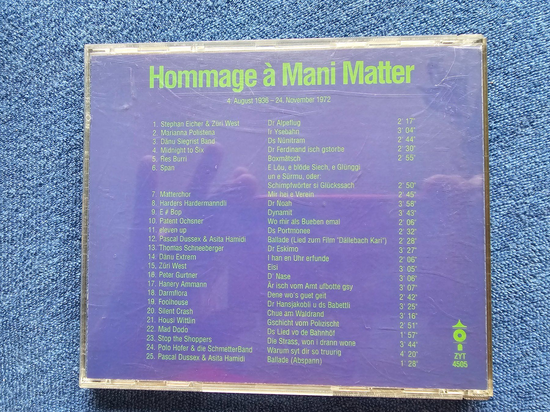 CDs: Matter Rock-Various /Mundart/dj/cd/mani – Gebraucht aus Bremgarten AG von musiccollector 1
