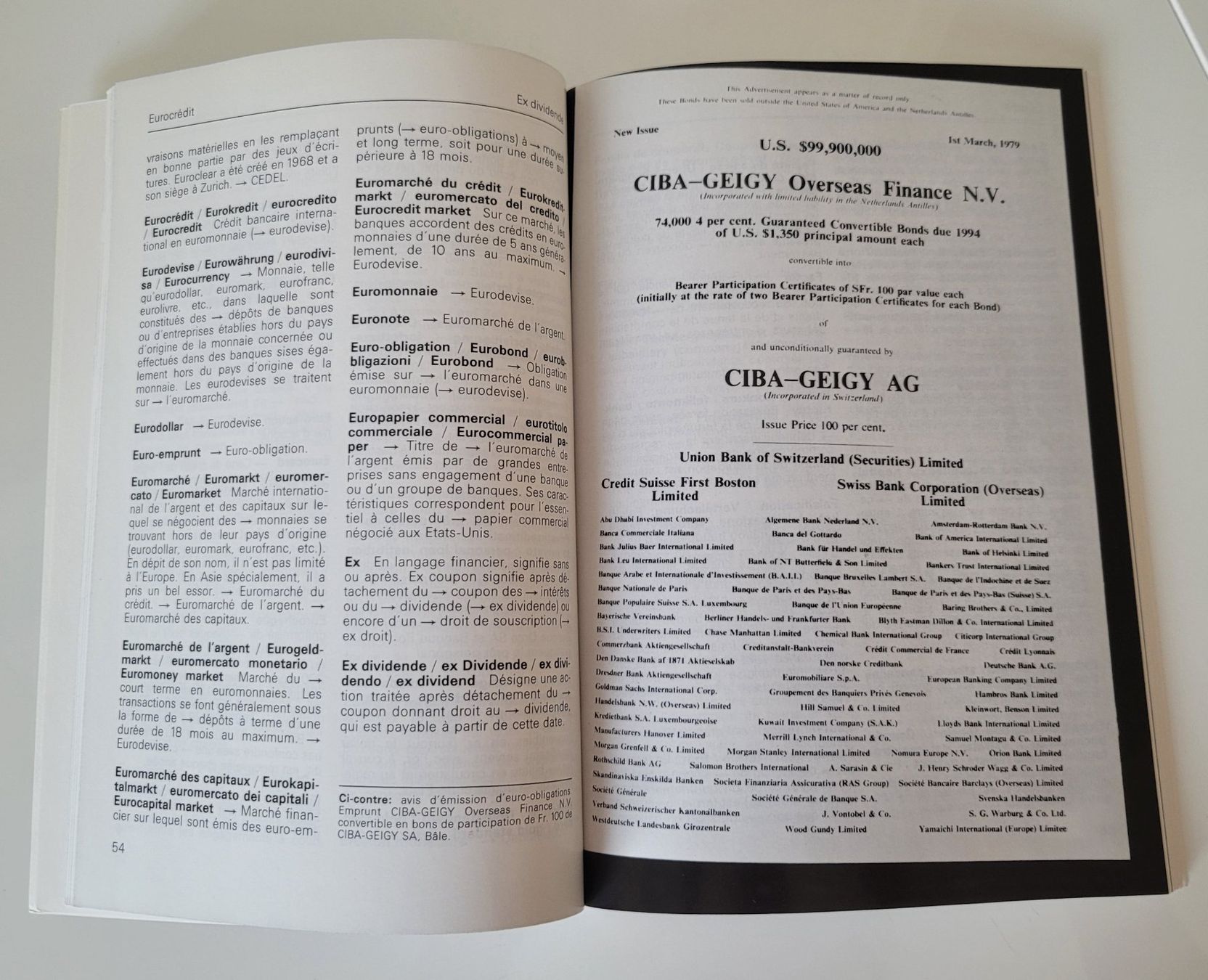 Libri: Lexique bancaire UBS Edition 1988 – Usato da Zürich venduto da fourpaws 5