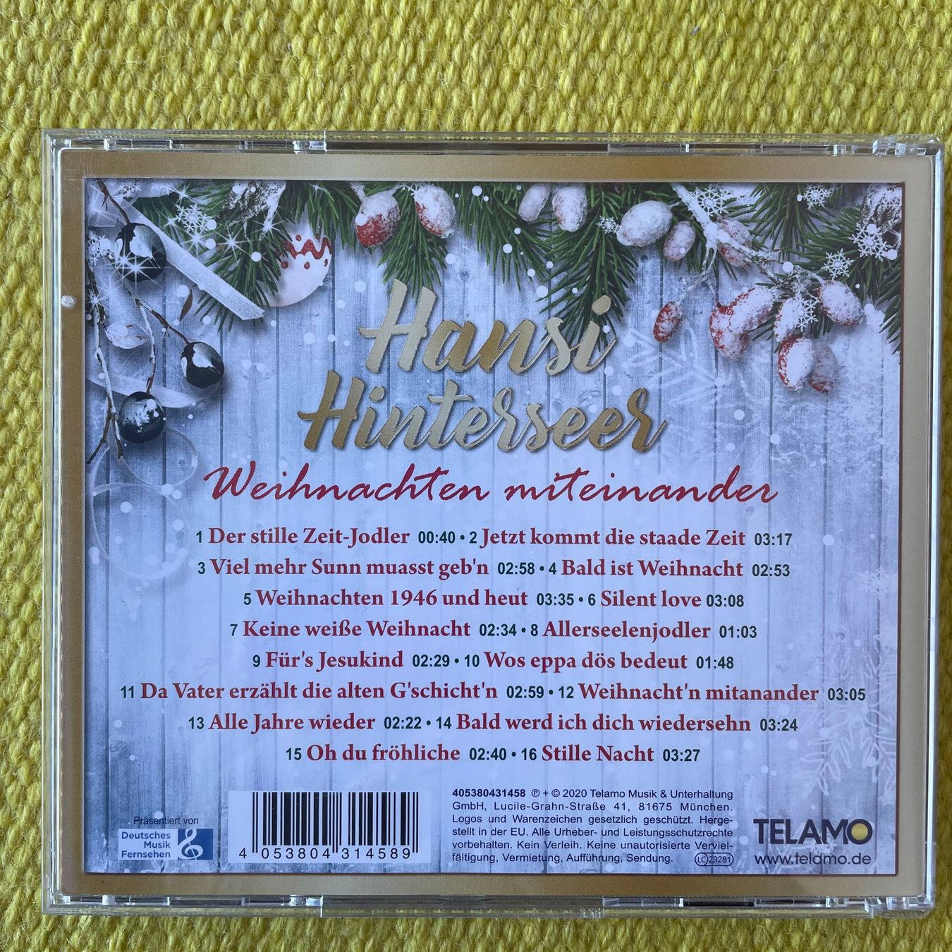 CDs: HANSI HINTERSEER-WEIHNACHTEN MITEINANDER – Gebraucht aus Rorschacherberg von CD-Roli 1
