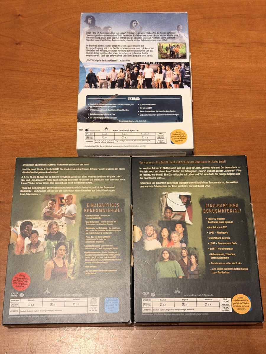 Tutti i DVDs: Serie Lost DVD Staffel 1+2 – Nuovo (secondo la descrizione) da Frutigen venduto da leonie.2000 1
