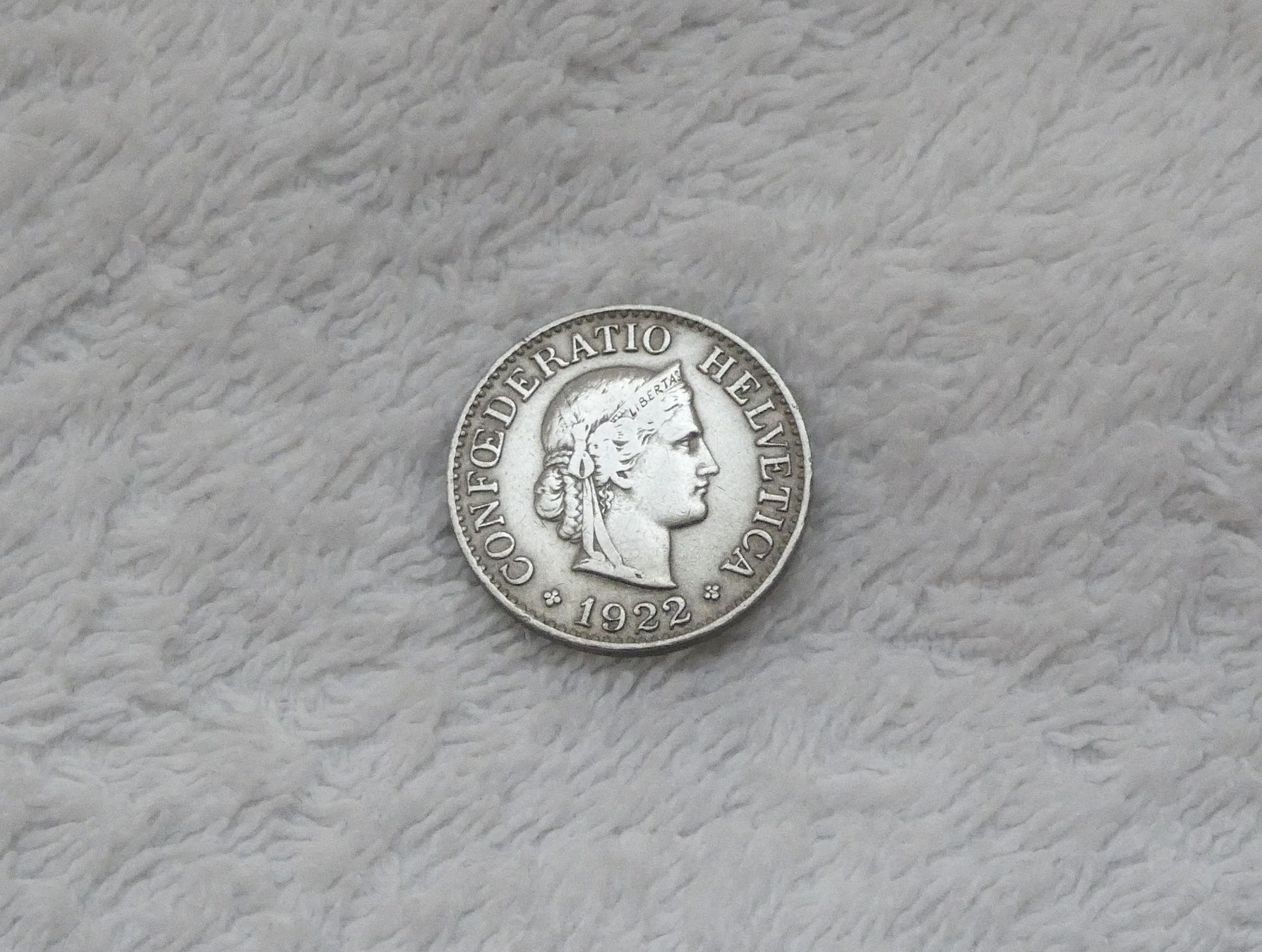 Tutti le monete: 10 centimes/rappen 1922 – Usato da Nyon venduto da Ilmi09