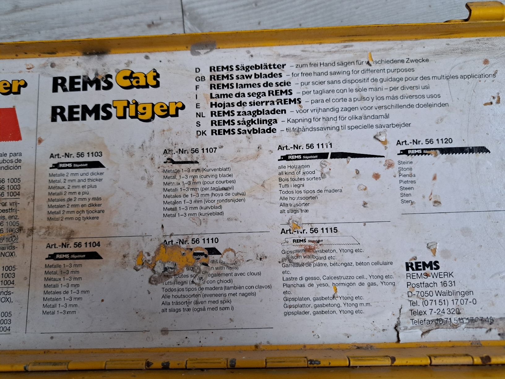 Tutte le macchine: RemsTiger – Usato da Tegerfelden venduto da Spick67 3