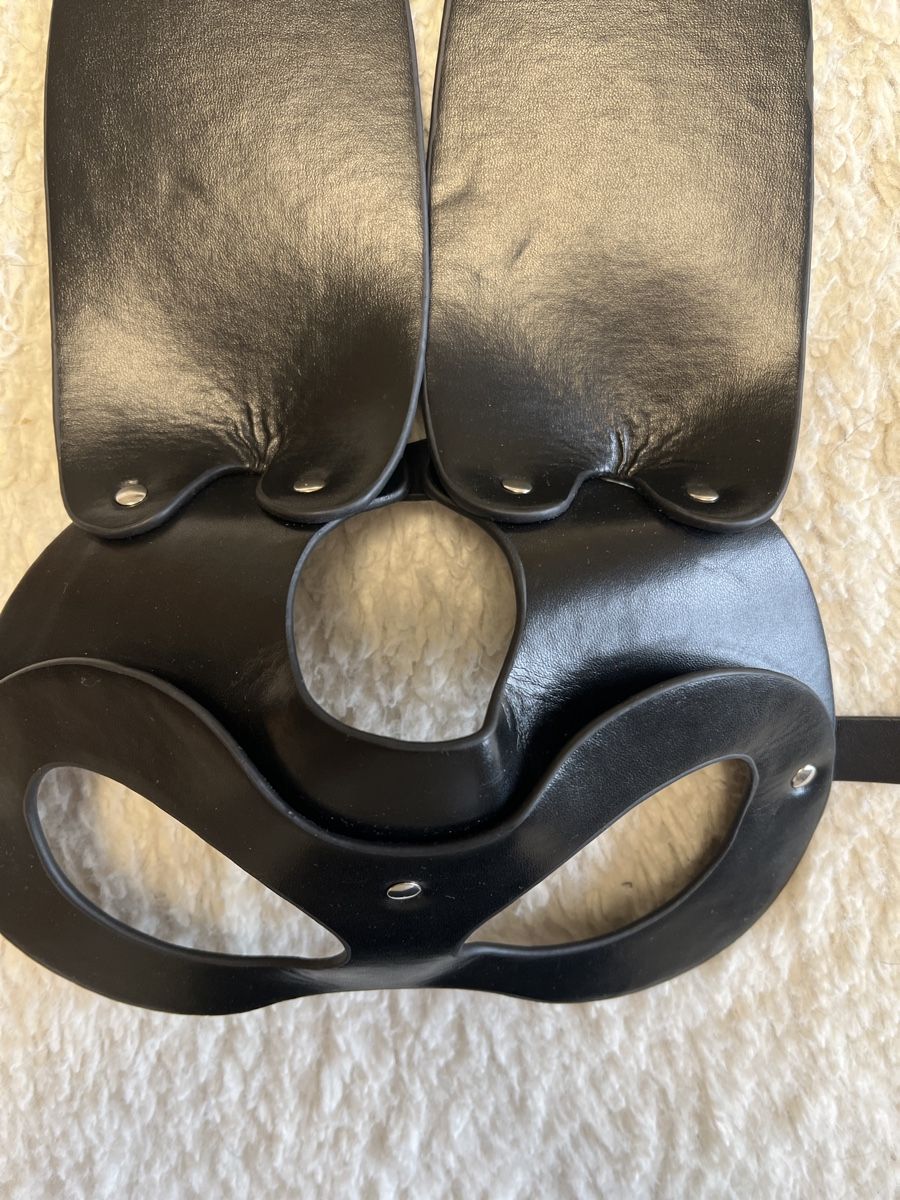 Masken: Masque Lapin similicuir  Noir Neuf – Neu (gemäss Beschreibung) aus Chenens von anasantos90 1