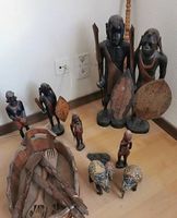 Afrikanische Massai Holz Figuren