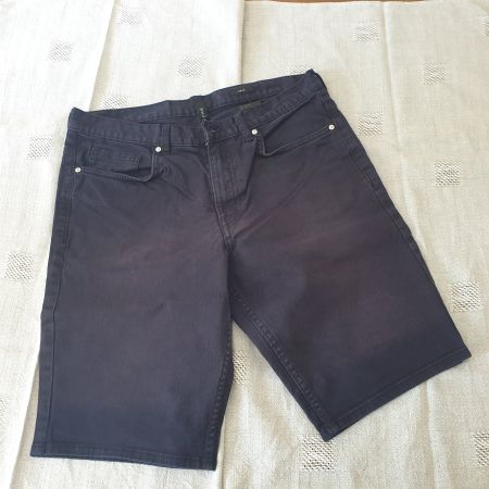 H&M Herren Sommer Shorts, dunkelblau, Grösse 30, Slim Fit