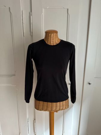 Sport Langarmshirt schwarz - XS