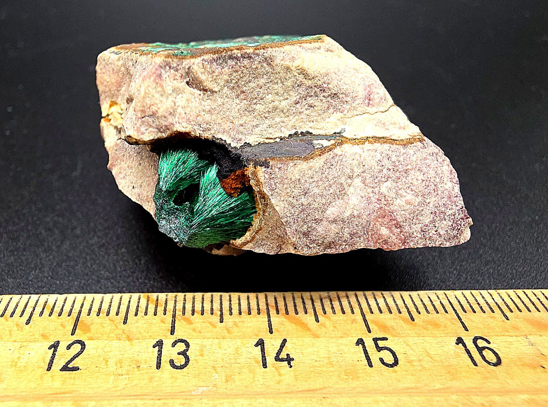 Minerali & Pietre curative: Fibrous Malachite on Matrix - Morocco – Usato da Figino venduto da minshop 2