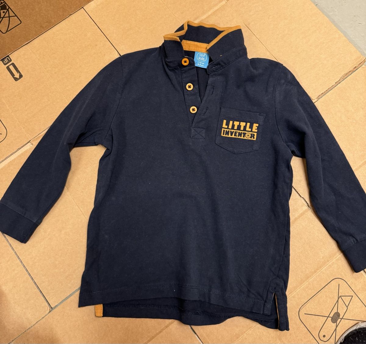 Hemden, T-Shirts & Polos: Kinder T-Shirt Langarm Grösse 110 – Gebraucht aus Zürich von zd_1965 2